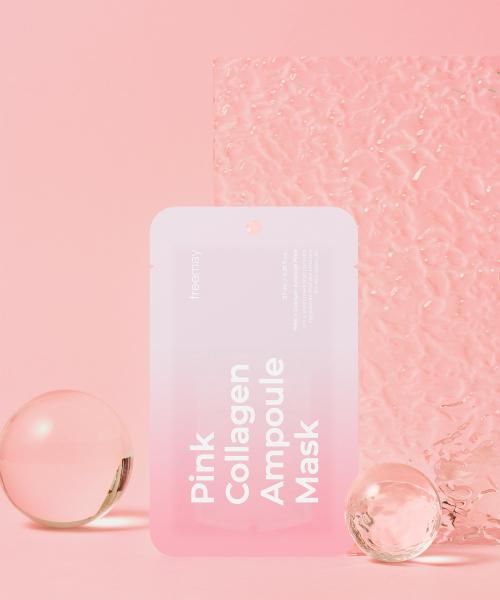 Premay Pink Collagen Ampoule Mask (20 Sheets + 2 Gift Sheets)