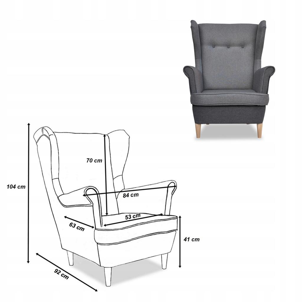 Lounge Set ARI DUO Sofa Armchairs Poufs Family Furniture Grey - Grey