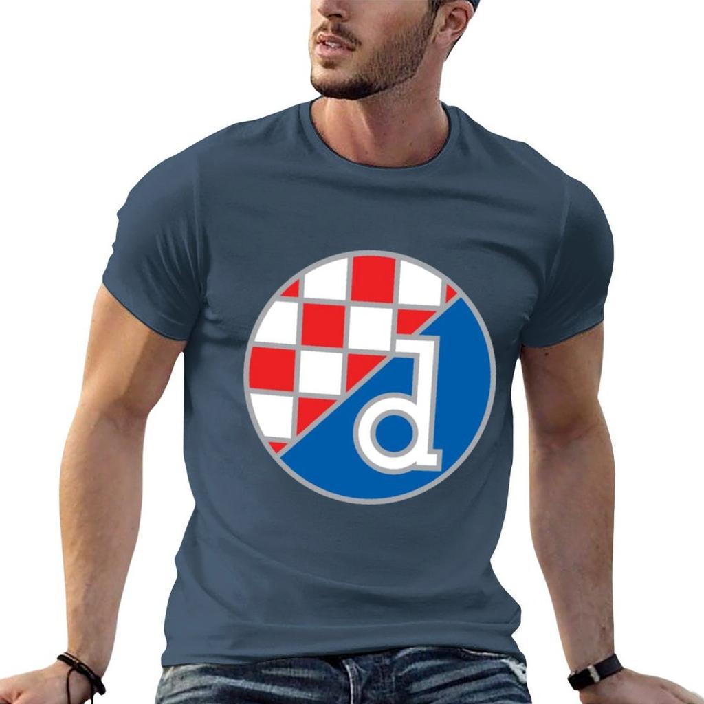 T-shirt Calcio Dinamo Zagabria Design Semplice Base Manica Corta