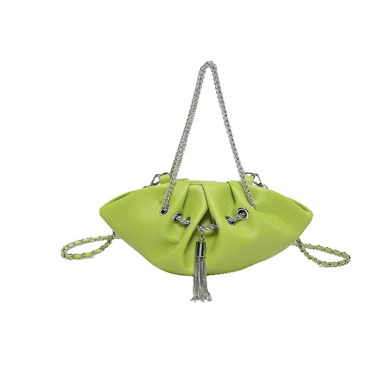 Women's folded cloud bag with a shoulder chain armpit bag fresh fashion new