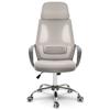 Fotel Biurowy Z Mikrosiatką Praga - Jasnoszary