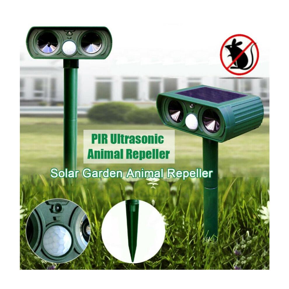 Solar Ultrasonic Animal & Pets Repeller Motion Sensor Bird Rat Possum Repellent