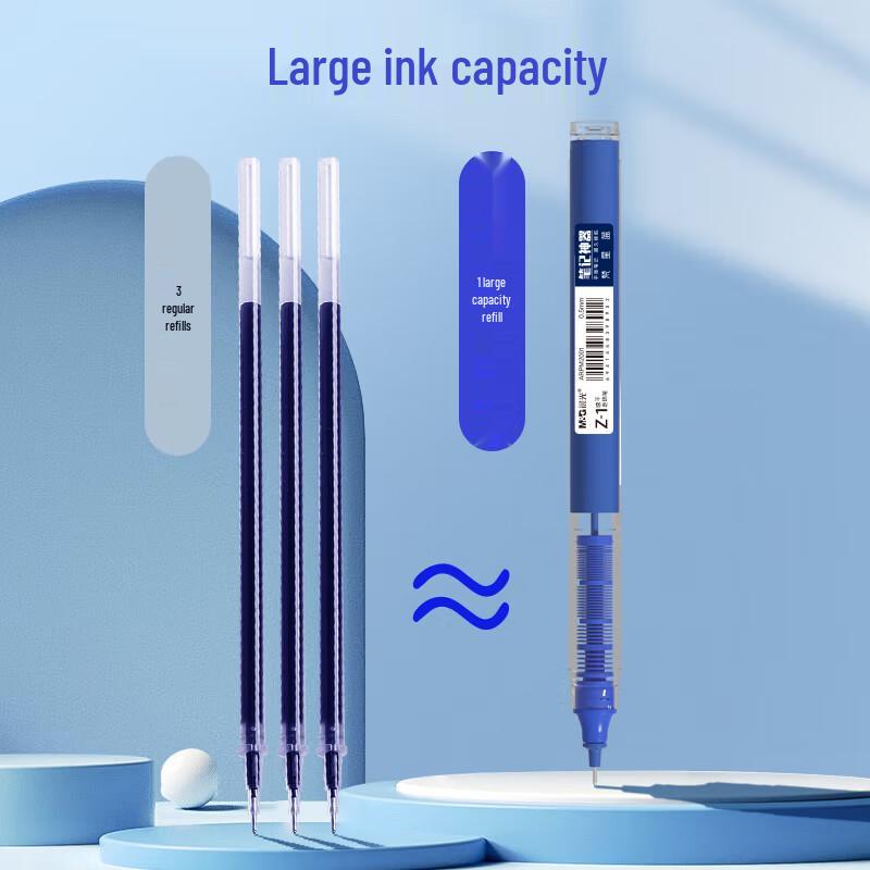 M&G Direct Liquid Quick-Dry Rollerball Pen 0.5mm Full Needle Tip