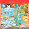 Cartoon Educational Puzzle Book For Children With Reusable Stickers And Handson Learning Fun