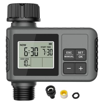 Temporizador de Aspersor Inteligente Programável Digital Mangueira de Jardim Água Irrigação por Gotejamento com Atraso por Chuva Manual
