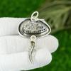 Natural Ocean Jasper Gemstone Pendant 925 Sterling Silver Indian Jewelry