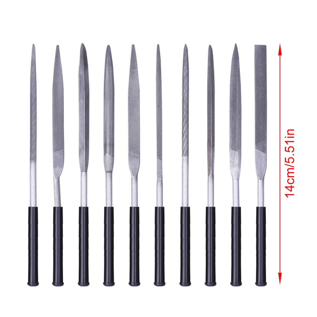 Woodworking Rasps Set Heavy Duty Steel Construction Multiple Shape Design Comfortable Handle For Smooth Shaping Tasks