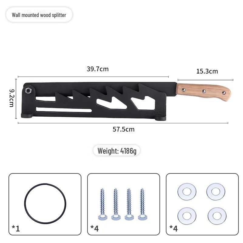 Outdoor Manual Firewood Splitter - Household Wood Splitting Tool