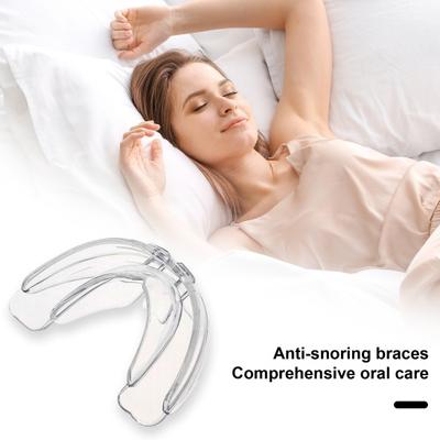 Orteza na chrapanie Zgrzytanie zębami Silikonowy, bezpieczny, długotrwały, odporny na zużycie ochraniacz na zęby na noc zapewniający ochronę