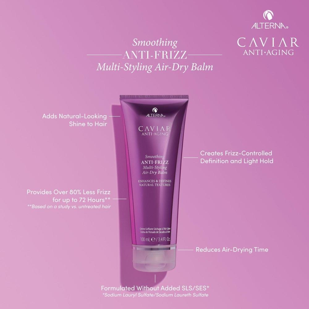 Alterna Caviar Anti Aging Smoothing Anti Frizz Multi Styling Air Dry Balm 3.4 Oz