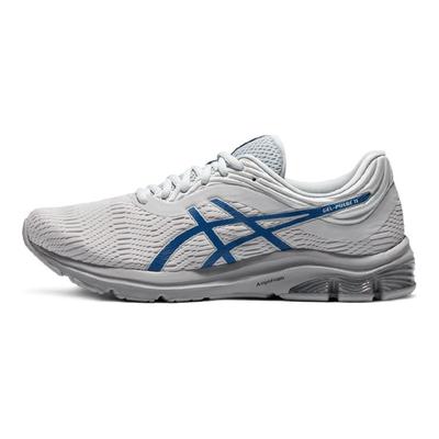 Gel-Pulse 11 Tejido Exterior Cuero Sintético Zapatillas Bajas de Trail Running para Hombre zapatilla Gris Azul 1011B293-023