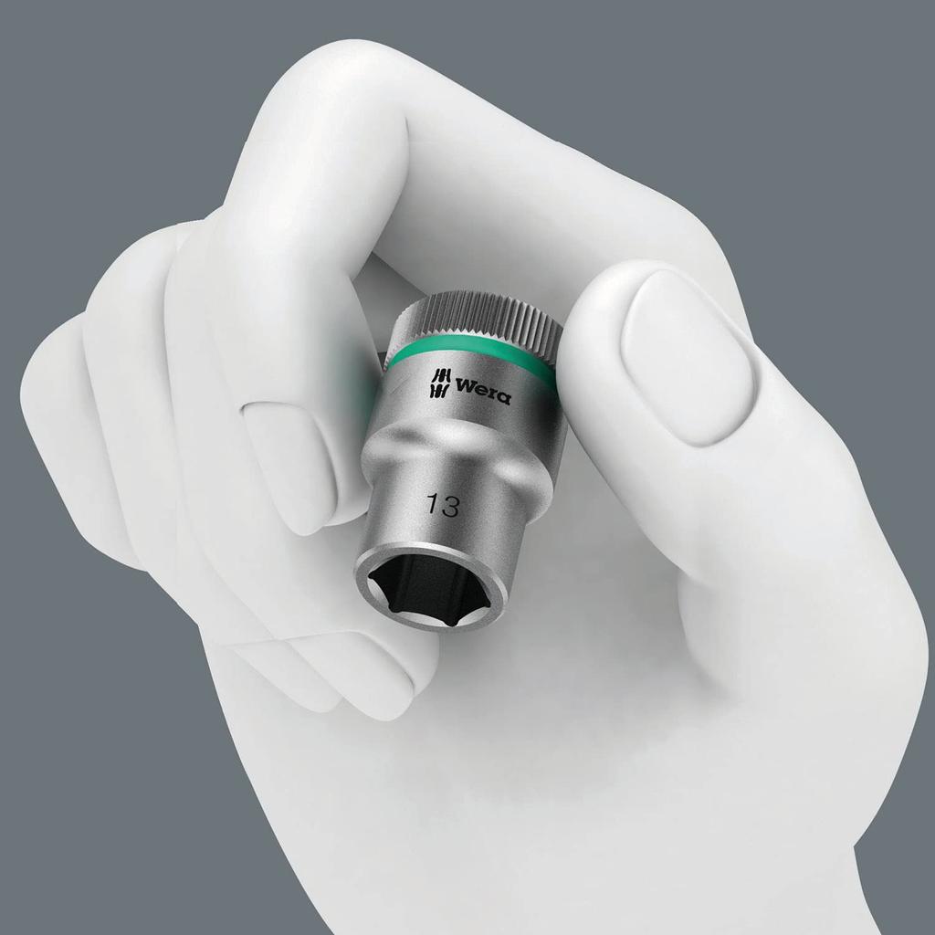 Wera Zyklop 8790 HMB 3/8 Socket, Hex Head 22mm X Length 29mm by Wera