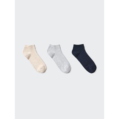 Uniqlo Japan Short Socks 3 Pair Rib