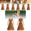 Charming Japanese Anime Style Girl's Autumn Adventure Cosplay Costume For Kids