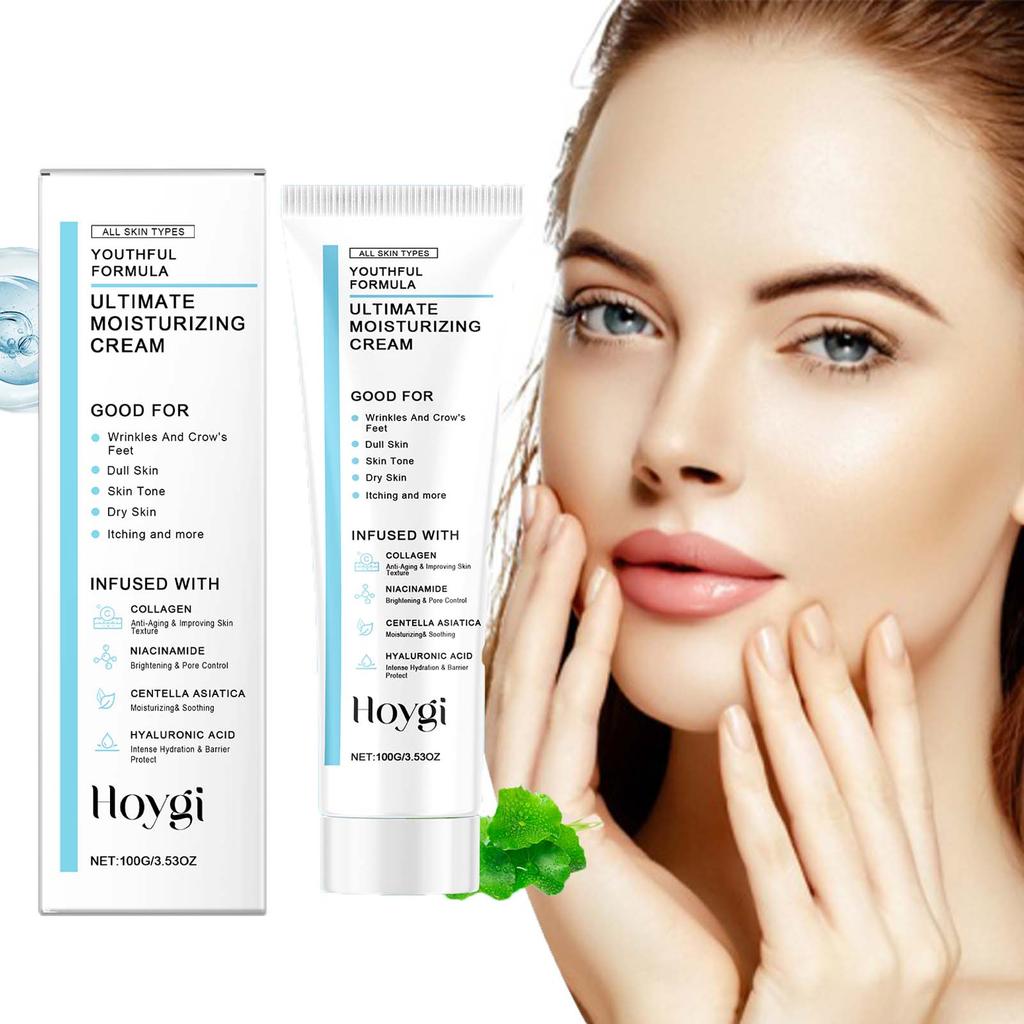 Centella Moisturizing Cream Hyaluronic Acid Daily Nourishing Cream Strengthen Barrier Rejuvenation Oil Control Brighten Skin Car