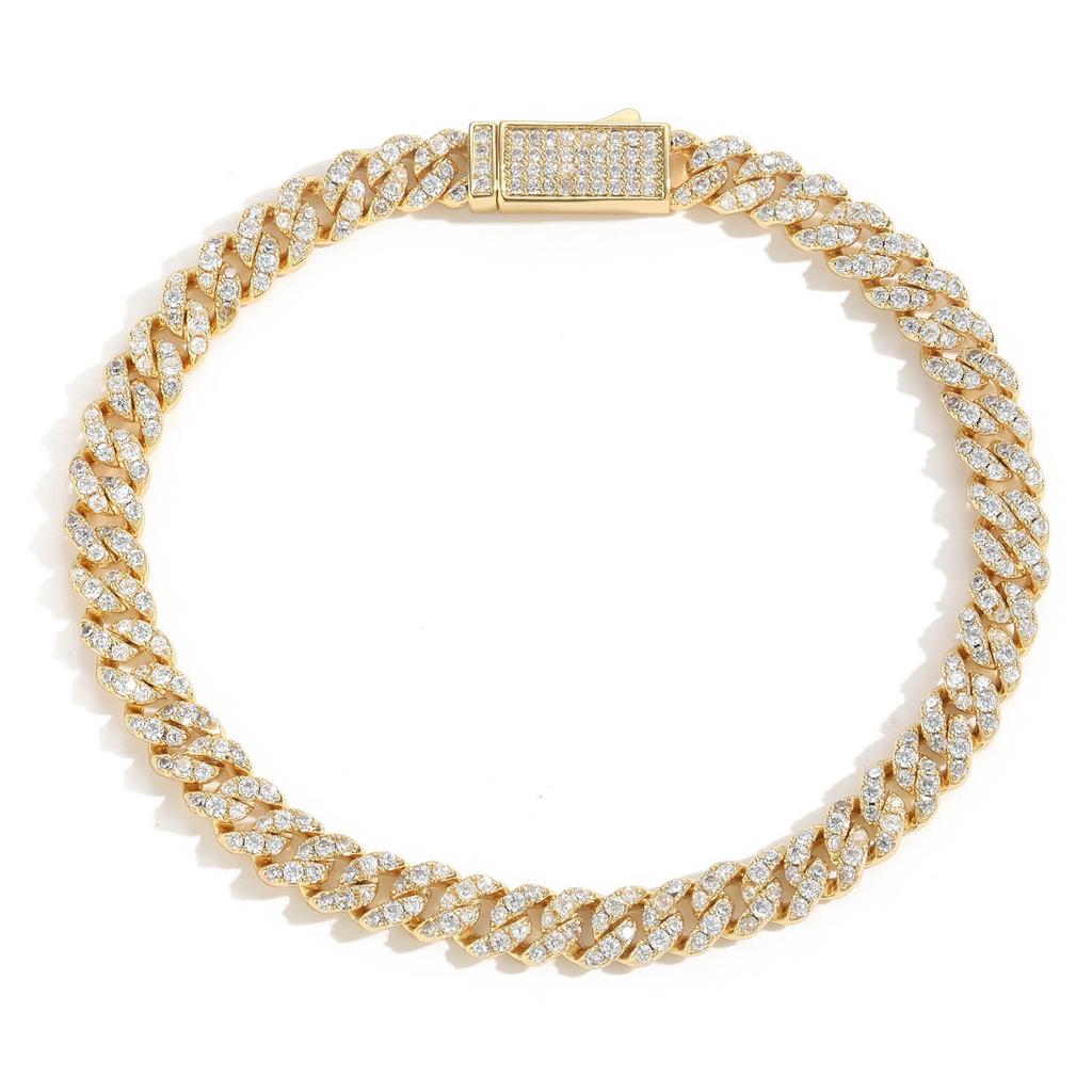 BES Fashion Hip Hop Link Chain Necklace with 6 MM Spring Buckle