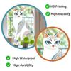 Bohemian Pattern Cat Static Cling Window Sticker for Bedroom Living Room Balcony Glass Home Decor