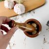 Manual Grinding Bowl Wooden Garlic Grinder Multifunctional Mortar Pestle Set  Seasoning