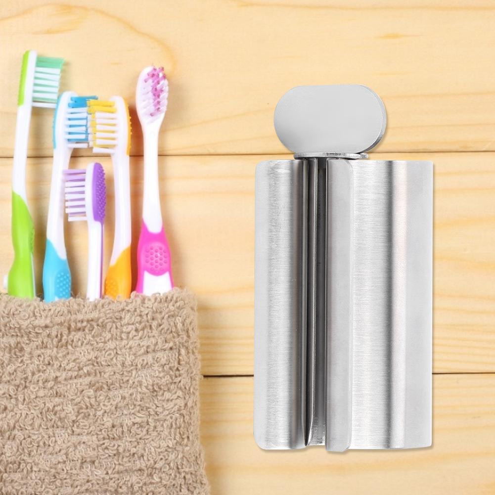 Stainless Steel Small Toothpaste Squeezer Dispenser Rollers Squeezing Tool for Face Cleanser