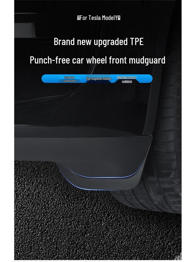 Vylepšené TPE lapače nečistot pro Model 3 Tesla - Přeshraniční příslušenství