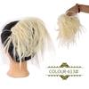 Chignon Disordinati Wrap su Elastico in Gomma Coda di Cavallo Fibra Sintetica ad Alta Temperatura Scrunchie Updo Parrucche KTB