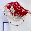 Girl False Collar Embroidered Chinese Ancient Shirt Shawl Wrap for Carnivals