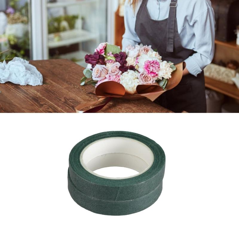 2pcs Light Green Floral Tape Home Decorative Tape Stem Wire 20m Perfect for DIY Crafts Flexible & Long Service  Adhesive