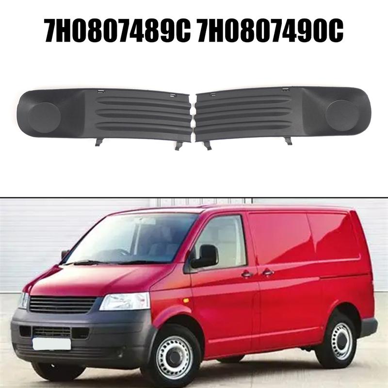 Front Bumper Fog Light Grill Panel Strip Left Right For T5 2003-2009 7H0807489C Car Fog Light Cover Car Bumper Grill Frame