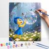 Disney Digital Oil Painting Art Kit Joy Character Handmade Coloring Painting Home Decor
