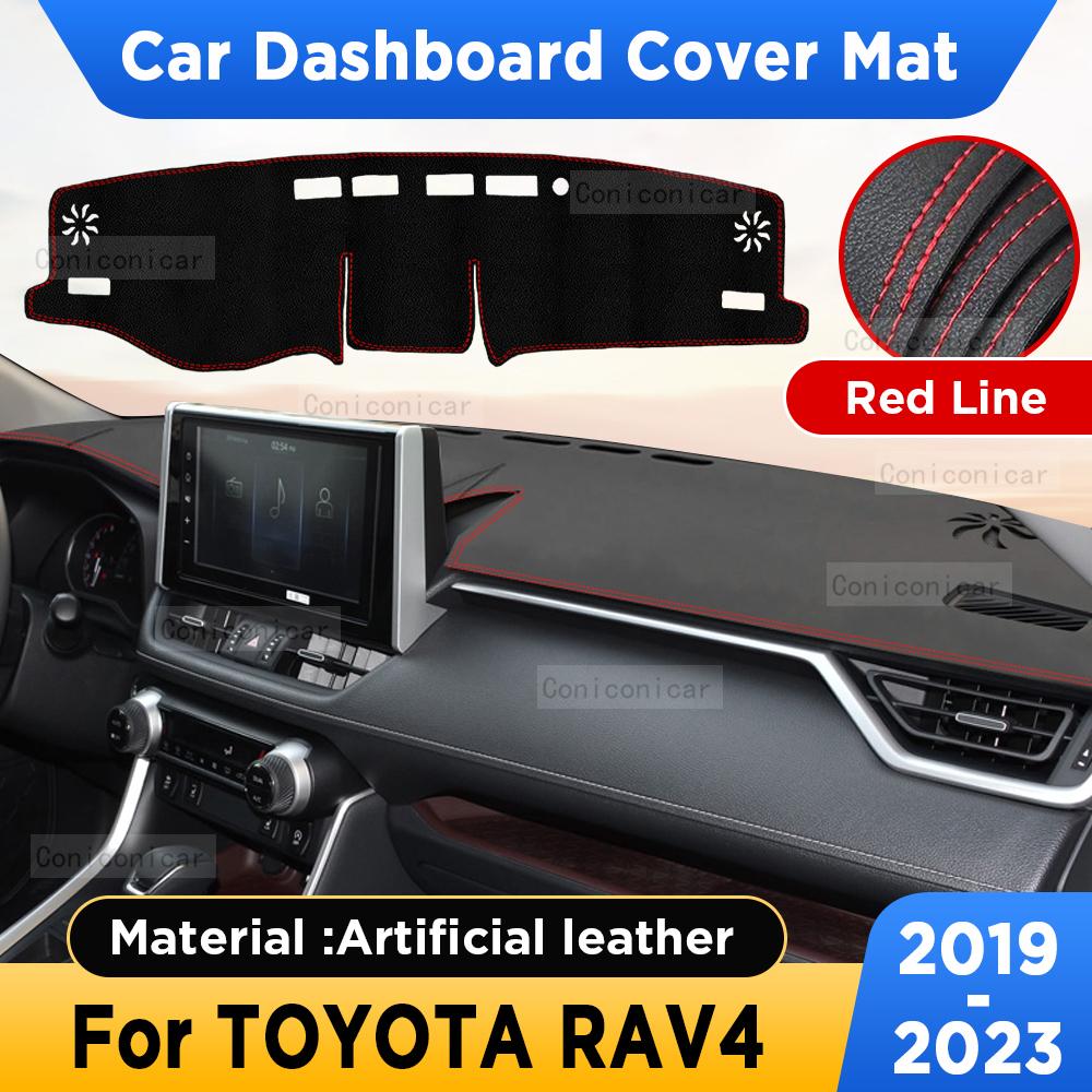 Per Toyota RAV4 XA50 - Copertura Tappetino Cruscotto Auto Parasole Cruscotto Anti-UV Accessori in Pelle Sintetica