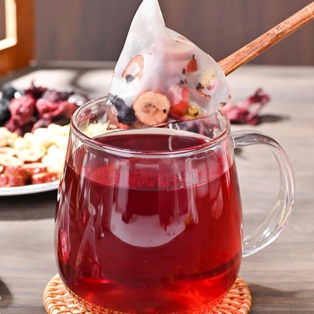 Beijing TongRenTang Rose Roselle Tea Chá Vermelho Tâmara Amora Jasmim Chá da Saúde