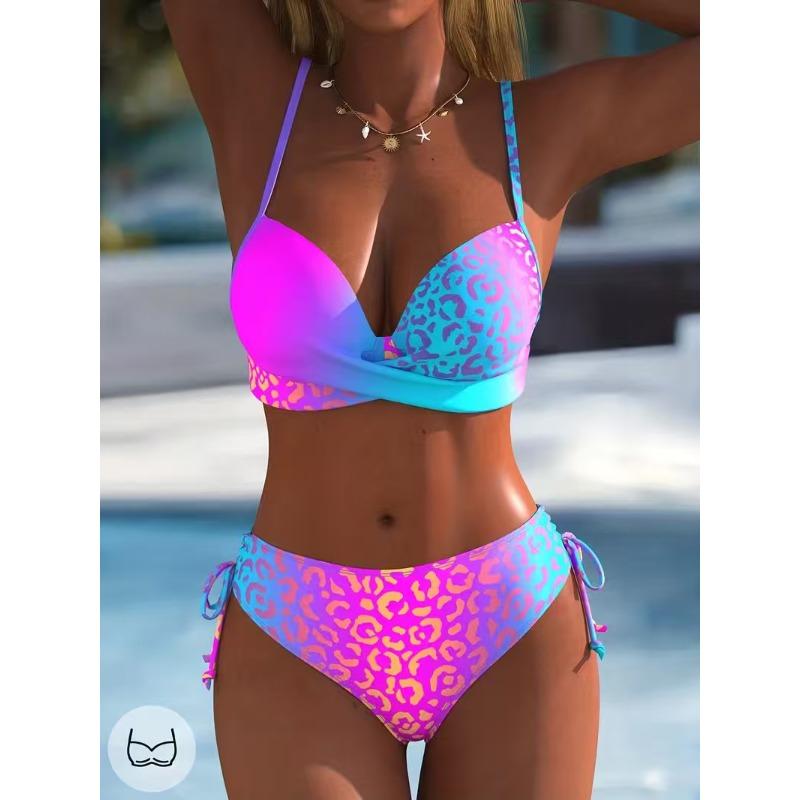 

2026 Style Hard-Shell Steel-Balanced Two-Part Sexy Bikini Beachwear S