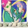 Saiki Wall Tapestry Aesthetic Wall Hanging Printed Fabric Blanket Decorative Tapestries for Bedroom Living Room Home Decor