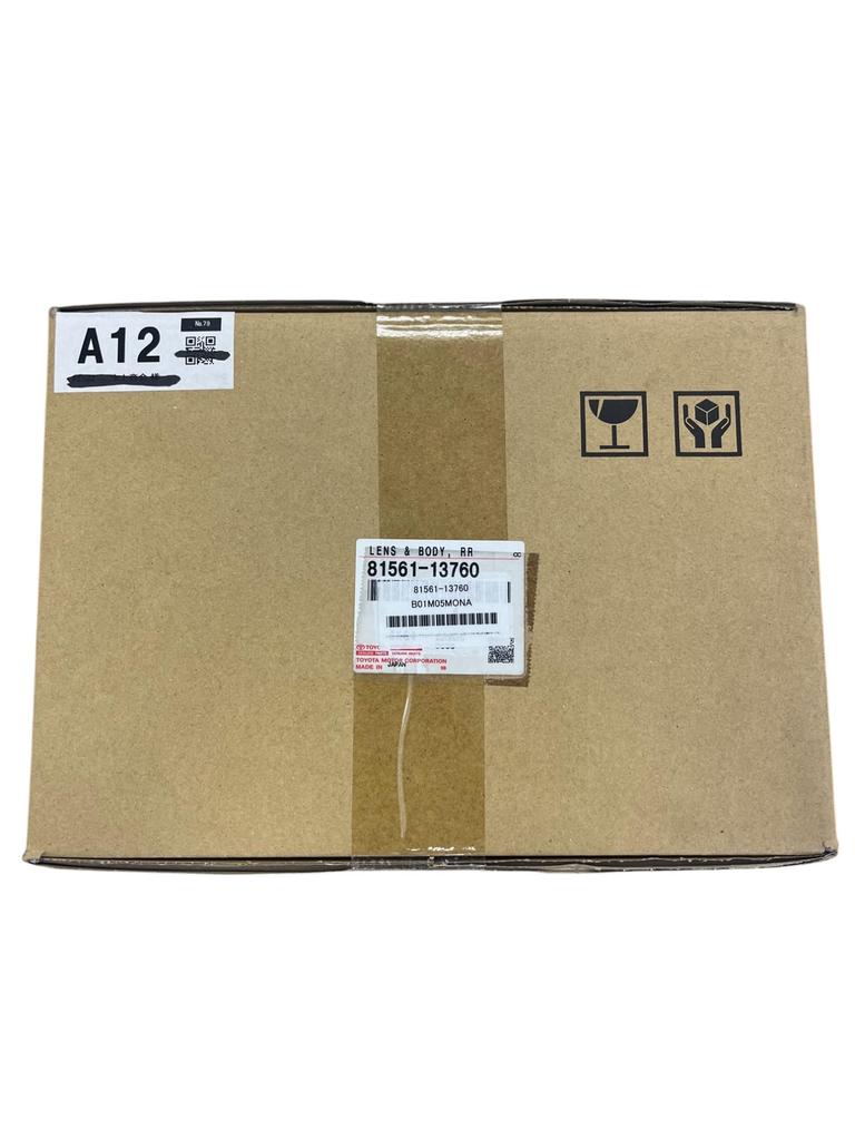 Genuine Toyota Tail Lamp Combination Lens Left Hand for Corolla Part Number (Rear Lamp) & Body, Drive, AXIO/FIELDER, 81561-13760