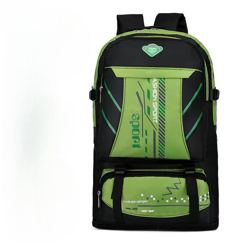 

Сверхбольшая вместимость, сумка на двойных плечевых лямках, износостойкая спортивная сумка для активного отдыха и путешествий, унисекс, альпинистская сумка, багажный рюкзак светло-зеленый