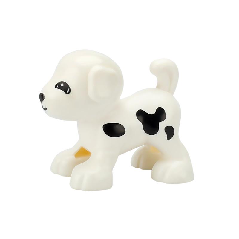 Children's Large Particle Animal Building Blocks Set - Puppy, Kitten, Butterfly, Cow, Poultry Toy Accessories