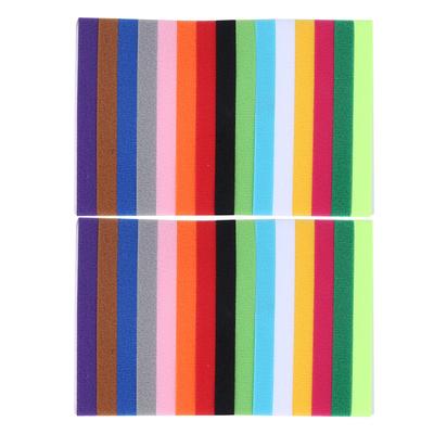 (30Pcs 2Bag) Hook and Loop Tape Fastener Reusable Straps Adjustable Collar Wire Organiser
