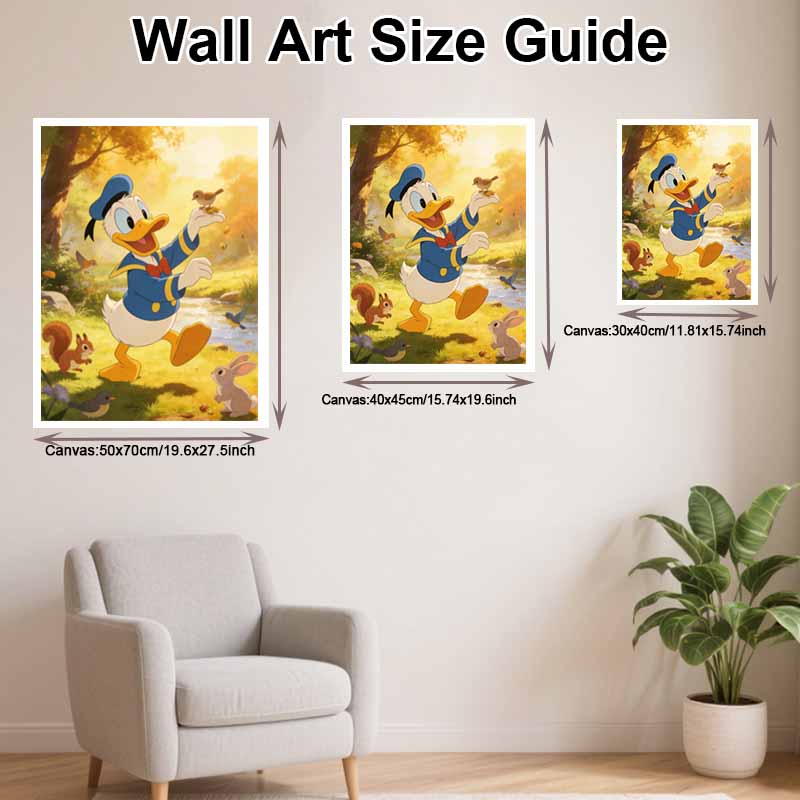 Disney Donald Duck Forest Friends Diamond Paint Painting Art Kit Handmade DIY5D Home Decor Gift