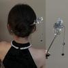 Retro Elegant Ancient Style Butterfly Tassel Hair Stick For Women Girls Classical Hairpin Chinese Cheongsam Hair Accessories