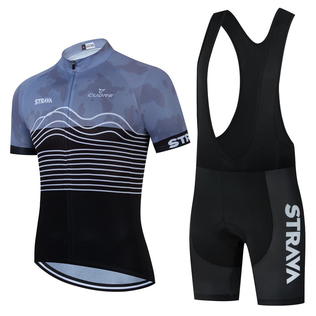 New Cycling Suit, Bicycle Mountain Bike Outdoor Breathable Short-sleeved Shorts 2026 Summer Breathable Cycling Suit Set