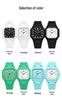 Unisex Luminous Square Quartz Wristwatch with Calendar