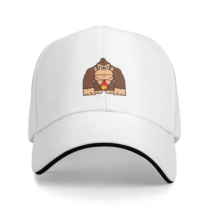 

Punk It s On Donkey Kong Бейсболка унісекс Жіноча дихаюча капелюх Gorilla Dad Hat Outdoor