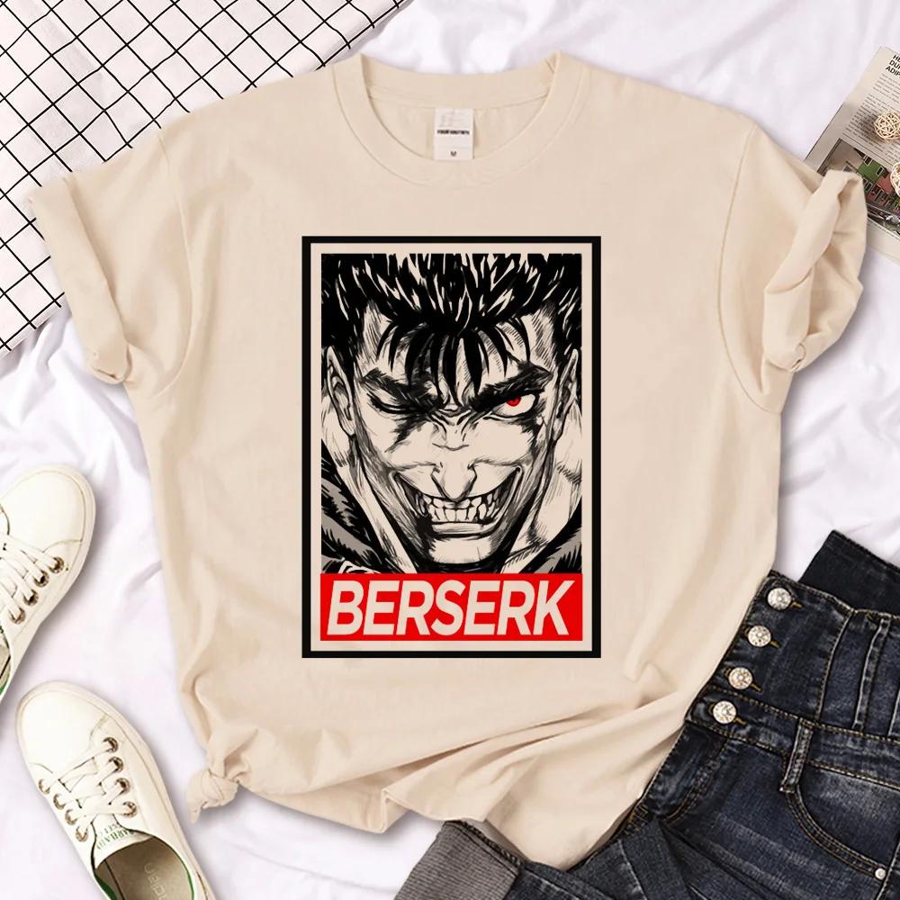 Berserk Top Women Summer T Shirt Girl Manga Harajuku Designer Clothes