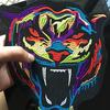 Large Tiger Embroidered Cloth Patches Iron On Patch Applique Jacket Jeans DIY