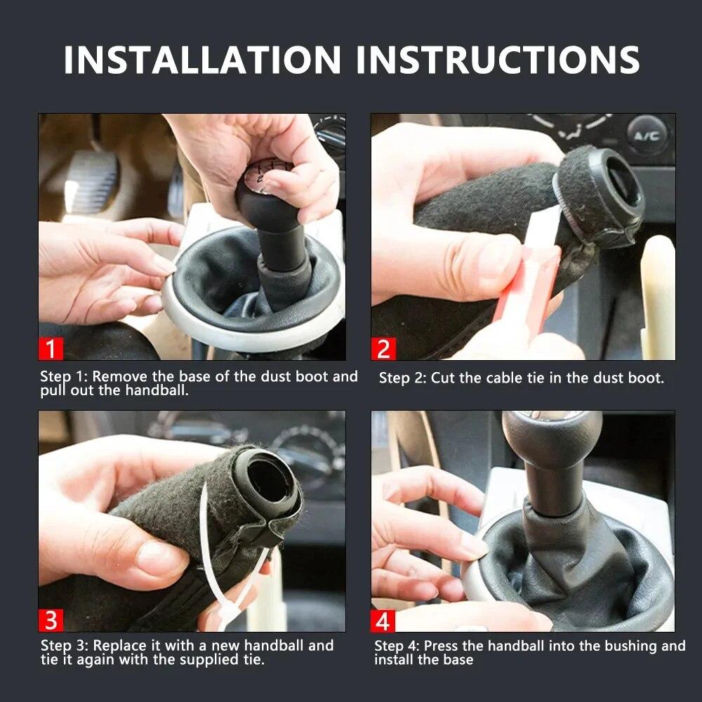 For PEUGEOT CITROEN Car Gear Shift Knob Boot Case C1 C3 C4 106 107 205 206 207 306 307 308 309 405 406 407 508 605 607 806 807
