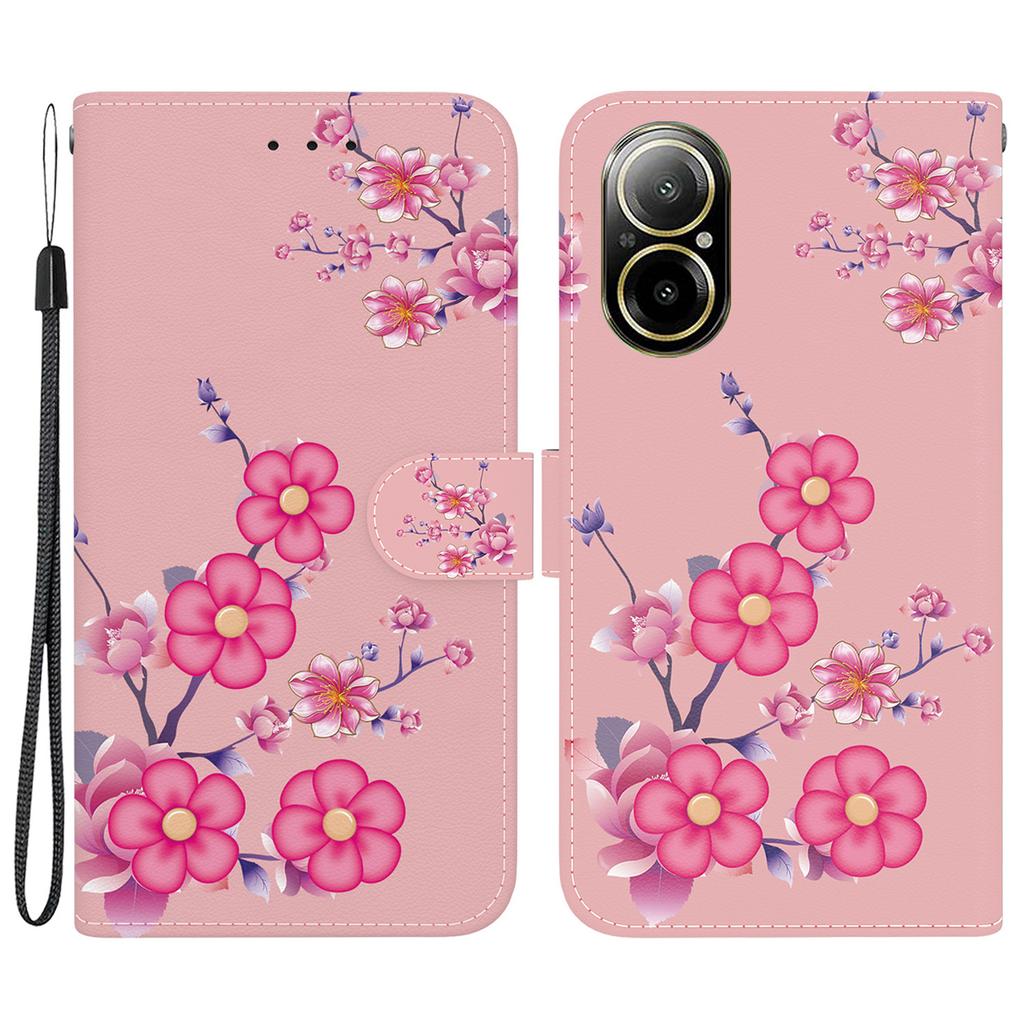 For Realme C67 4G Case Folio Leather Wallet Pattern Phone Cover