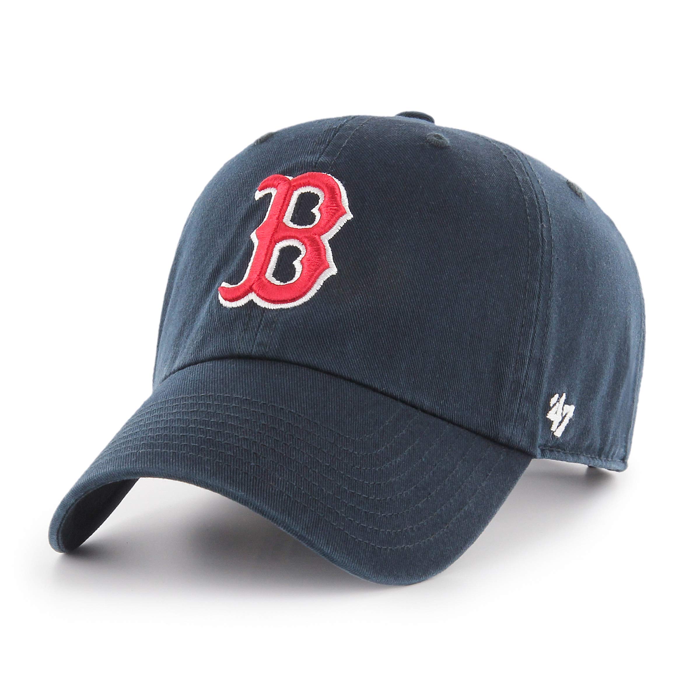 

47 Brand MLB Boston Red Sox Cleanup Регулируемая кепка Бесплатно (47 Марка) (Игра) - [Спортивные товары] тёмно-синий