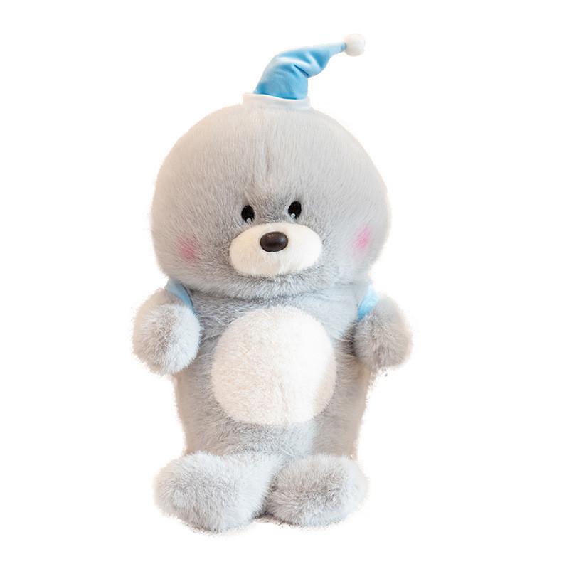

Plush Sea Lion Toy With Carrying A Penguin Backpack Design For Kids Birthday Gift And Collectors Display 25cm