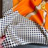 New 90X90cm Square Silk Scarf Women Popular Scarves Ladies Hair Neck Bandanna Headband Foulard Headcloth Muslim Headscarf Female