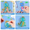 Halloween Christmas Children Art Craft Kit Dinosaur Animals Kids Art Set  Birthday Gift
